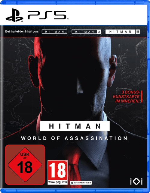 Hitman World of Assassination box art for Playstation 5